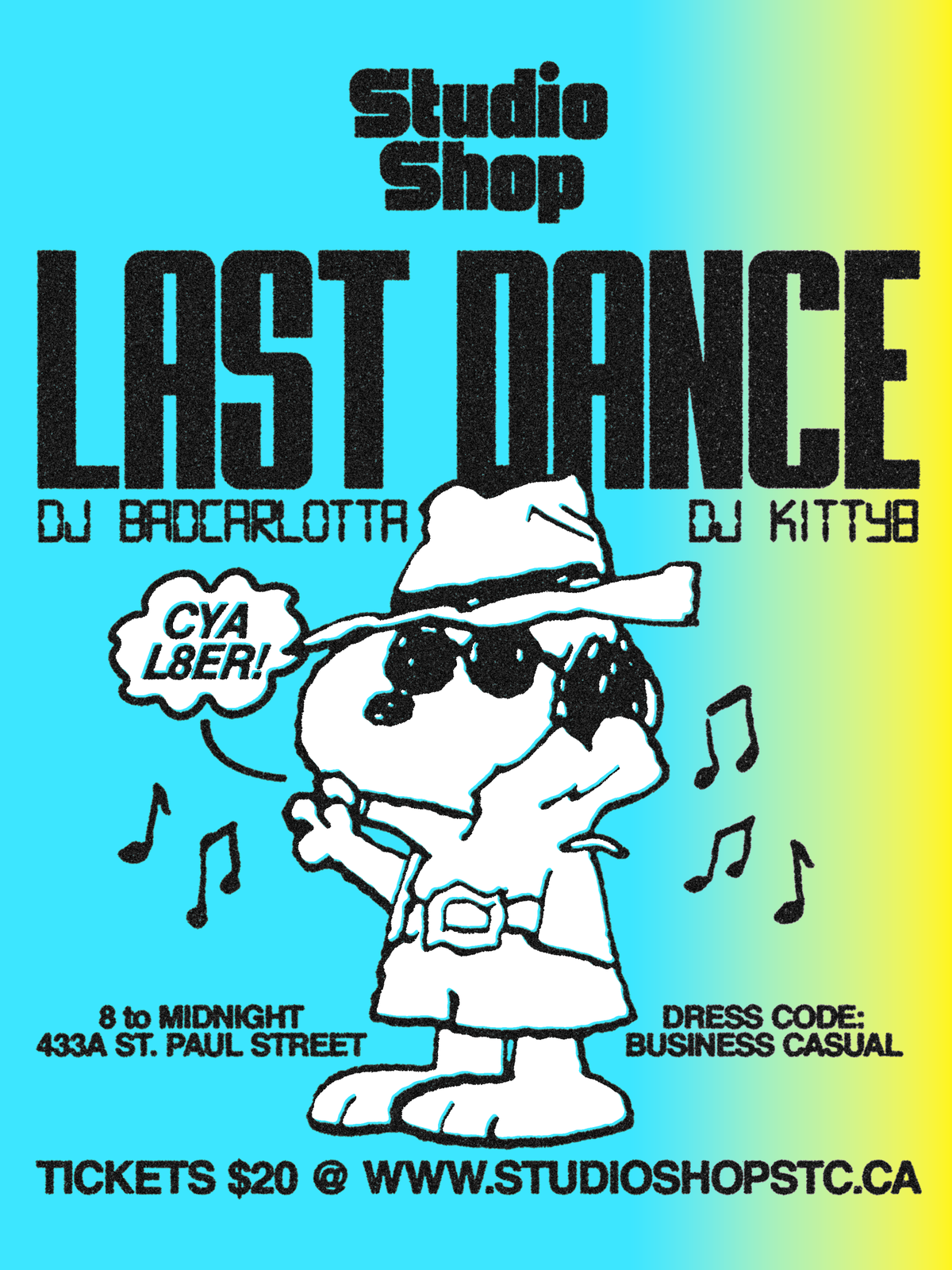 NOVEMBER 7TH: LAST DANCE! EMPTY STORE PARTY
