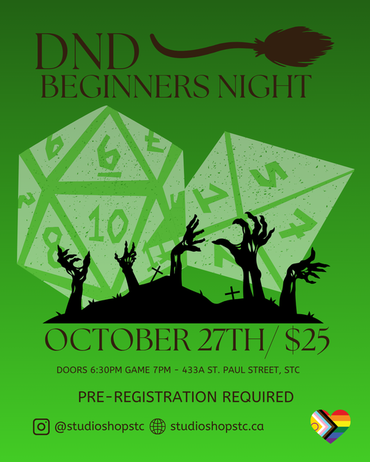 DND NIGHT: BEGINNERS  🌈🧝‍♀️ OCTOBER 27TH