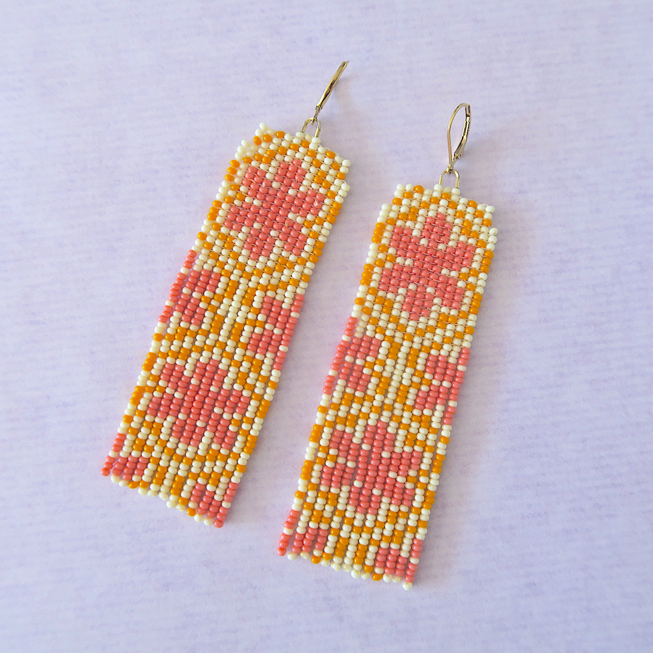 Leo Rising Beadwork Floral 70's Motif