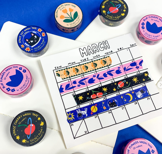 Secret Planet Washi Tape