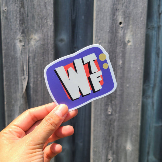 WTF Sticker