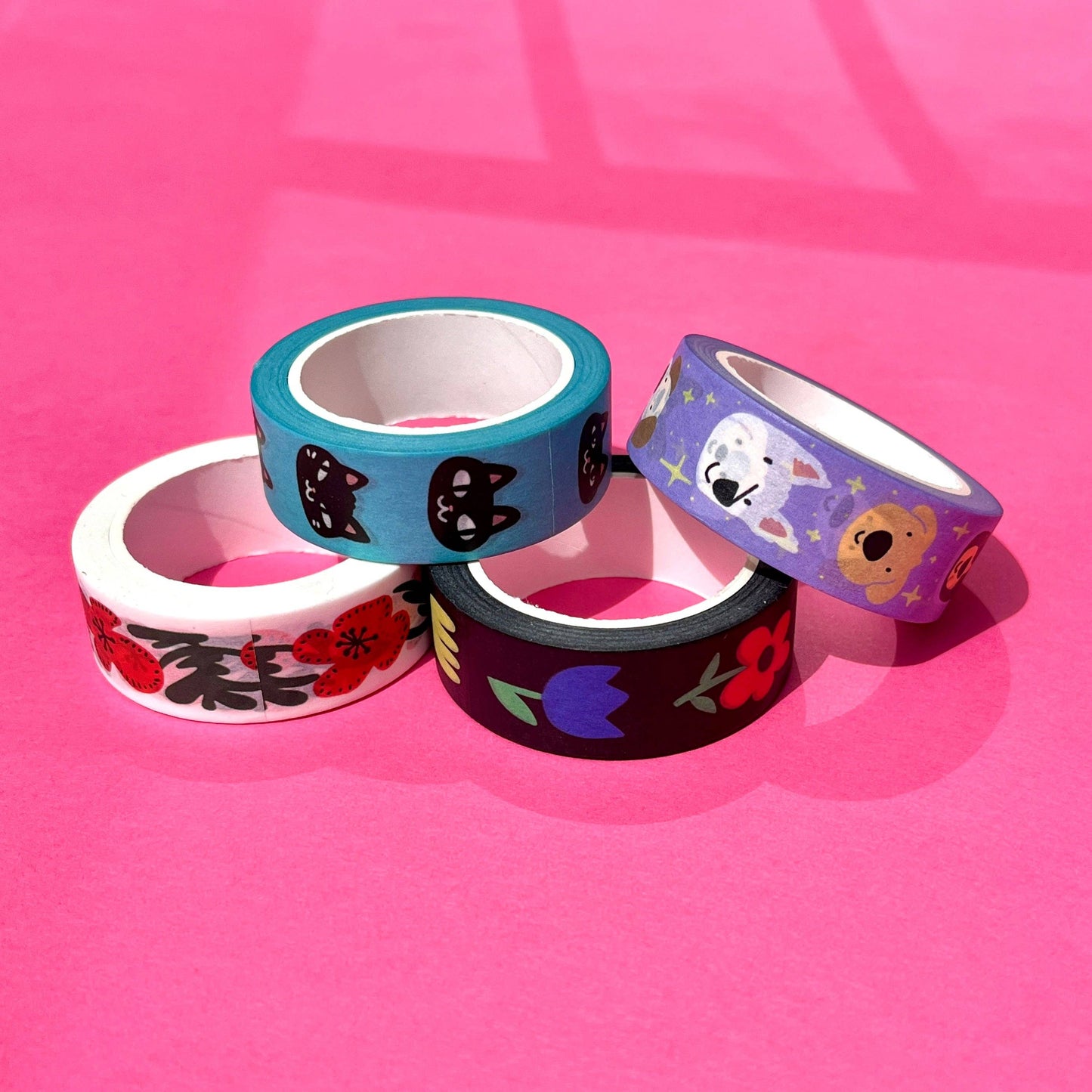 Primary Flowers Washi Tape