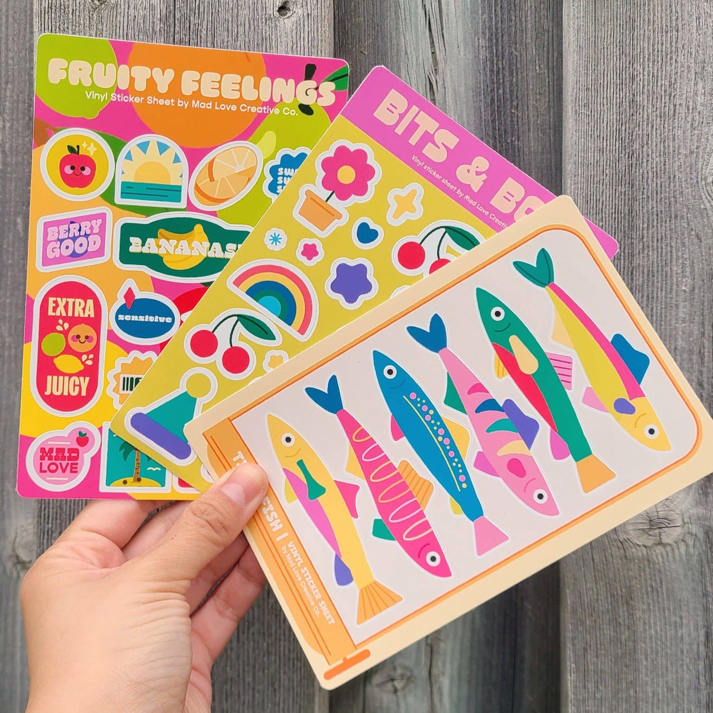 Tin O' Fish Sticker Sheet