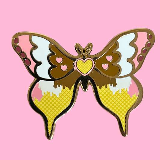 Mystery Moth Pins!