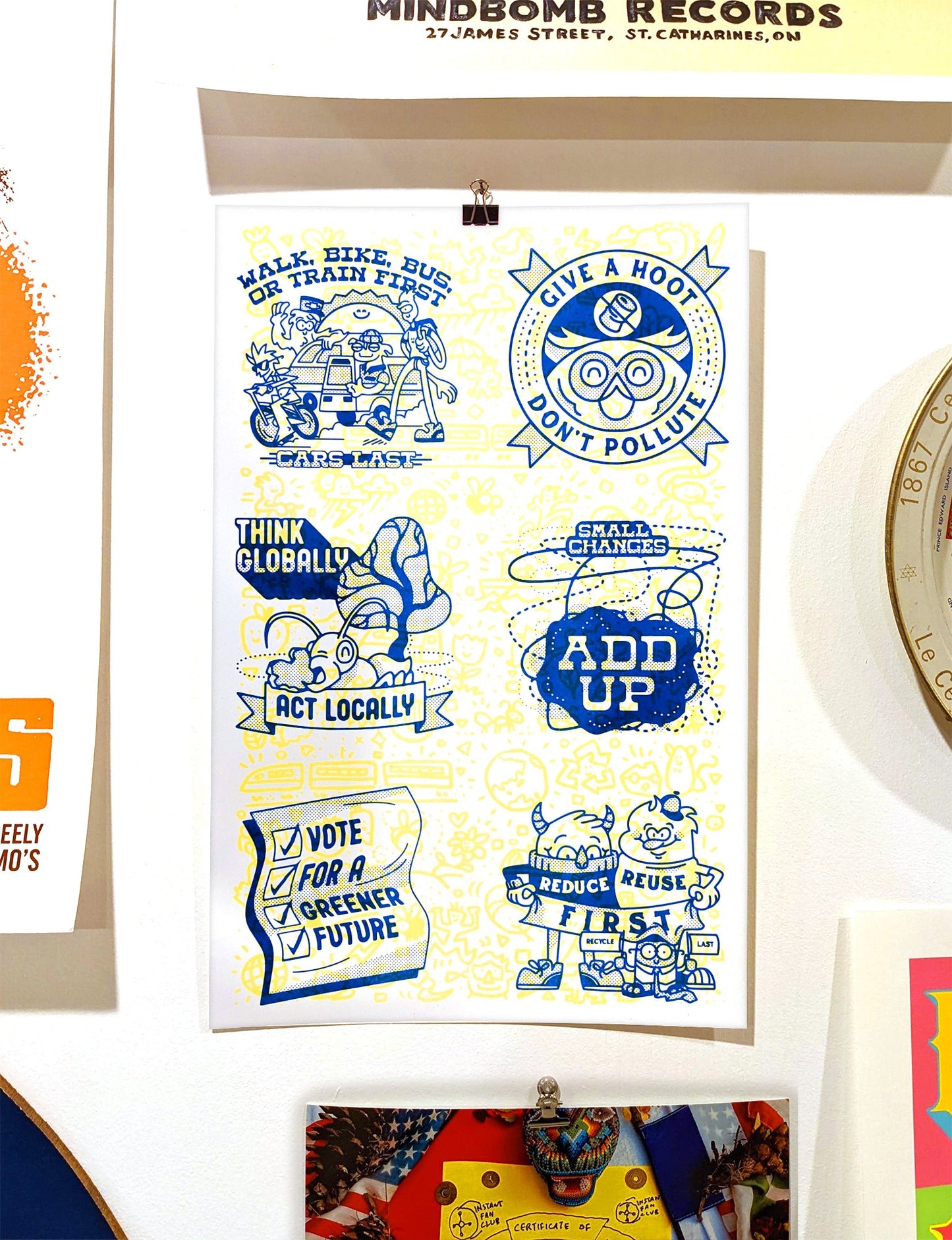 Sustainability Risograph Poster