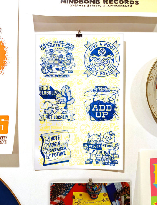 Sustainability Risograph Poster